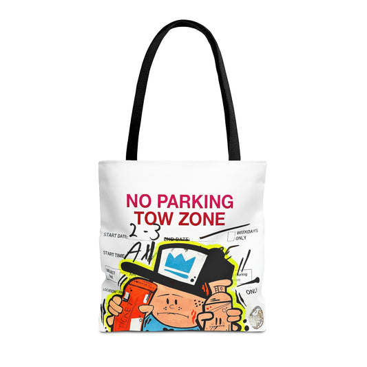NO PARKING / TOW ZONE TOTE BAG