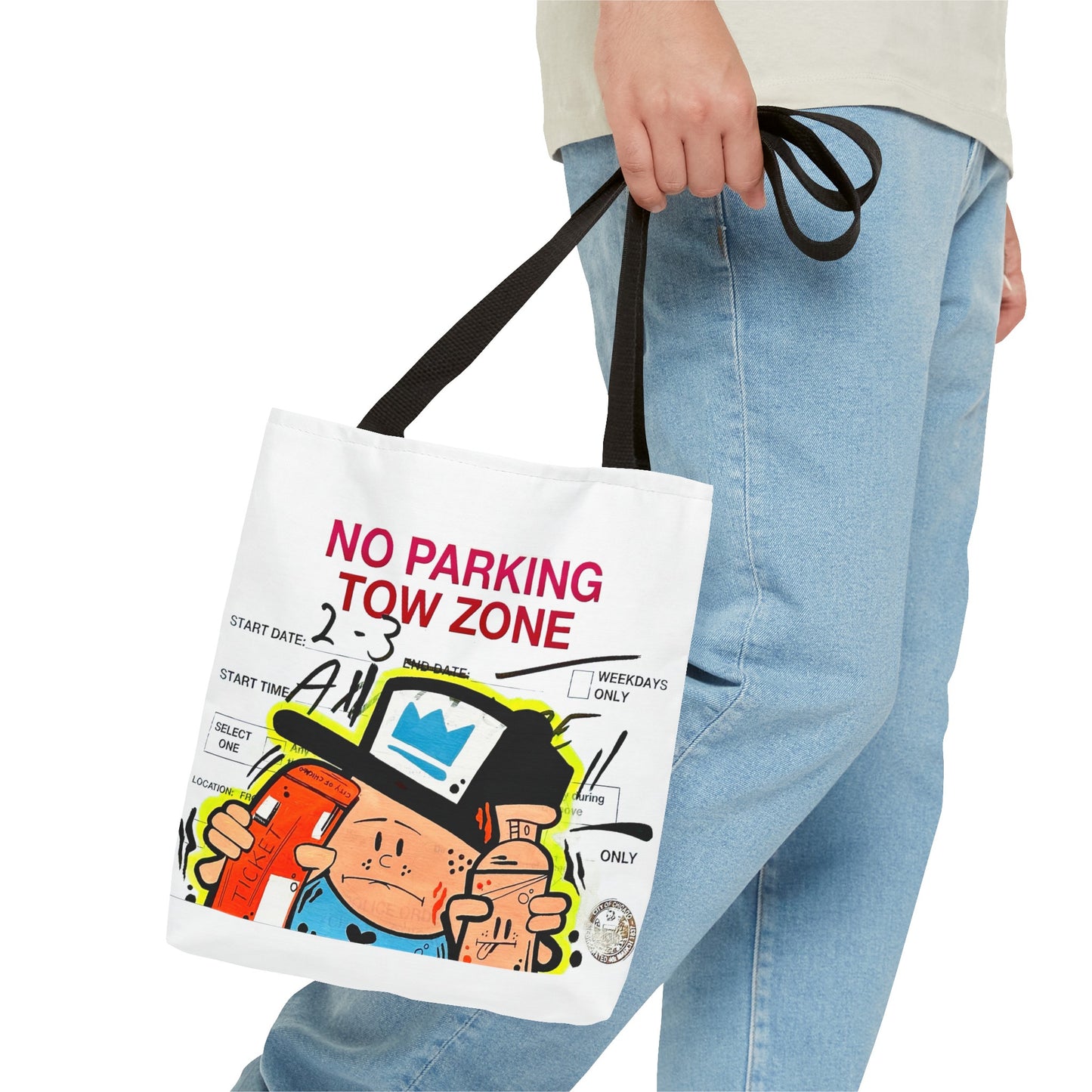 NO PARKING / TOW ZONE TOTE BAG