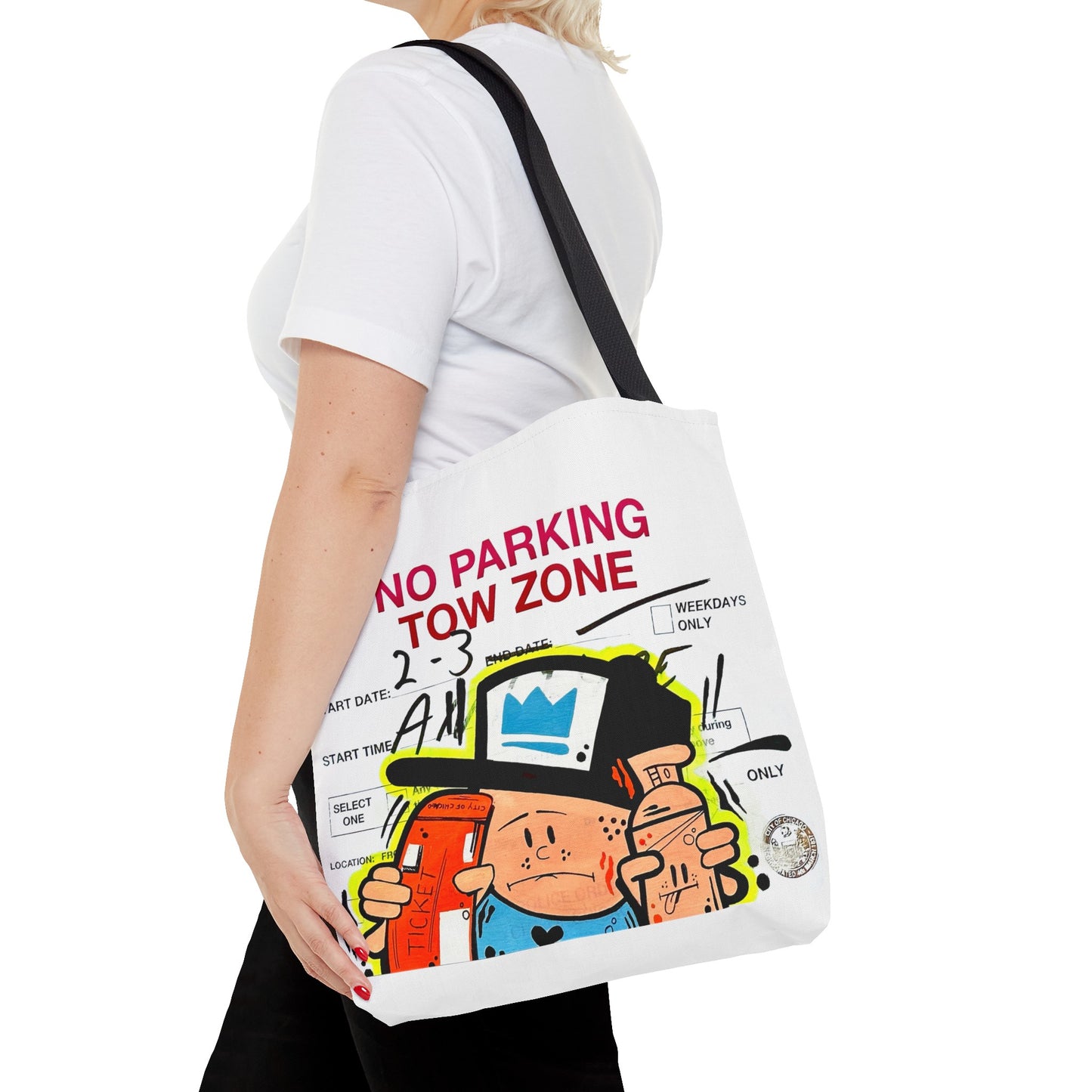 NO PARKING / TOW ZONE TOTE BAG